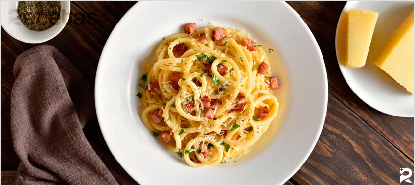 Espaguetis a la Carbonara Tradicional